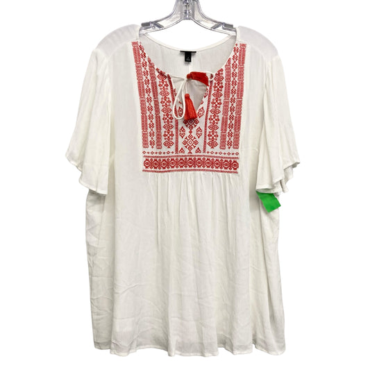 Top Ss By Torrid In White, Size:1X