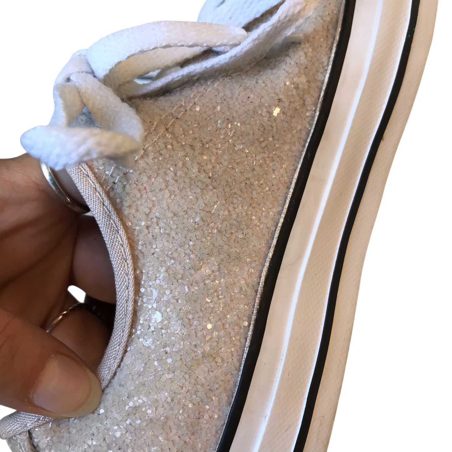 Shoes Sneakers By Converse In Cream, Size:6