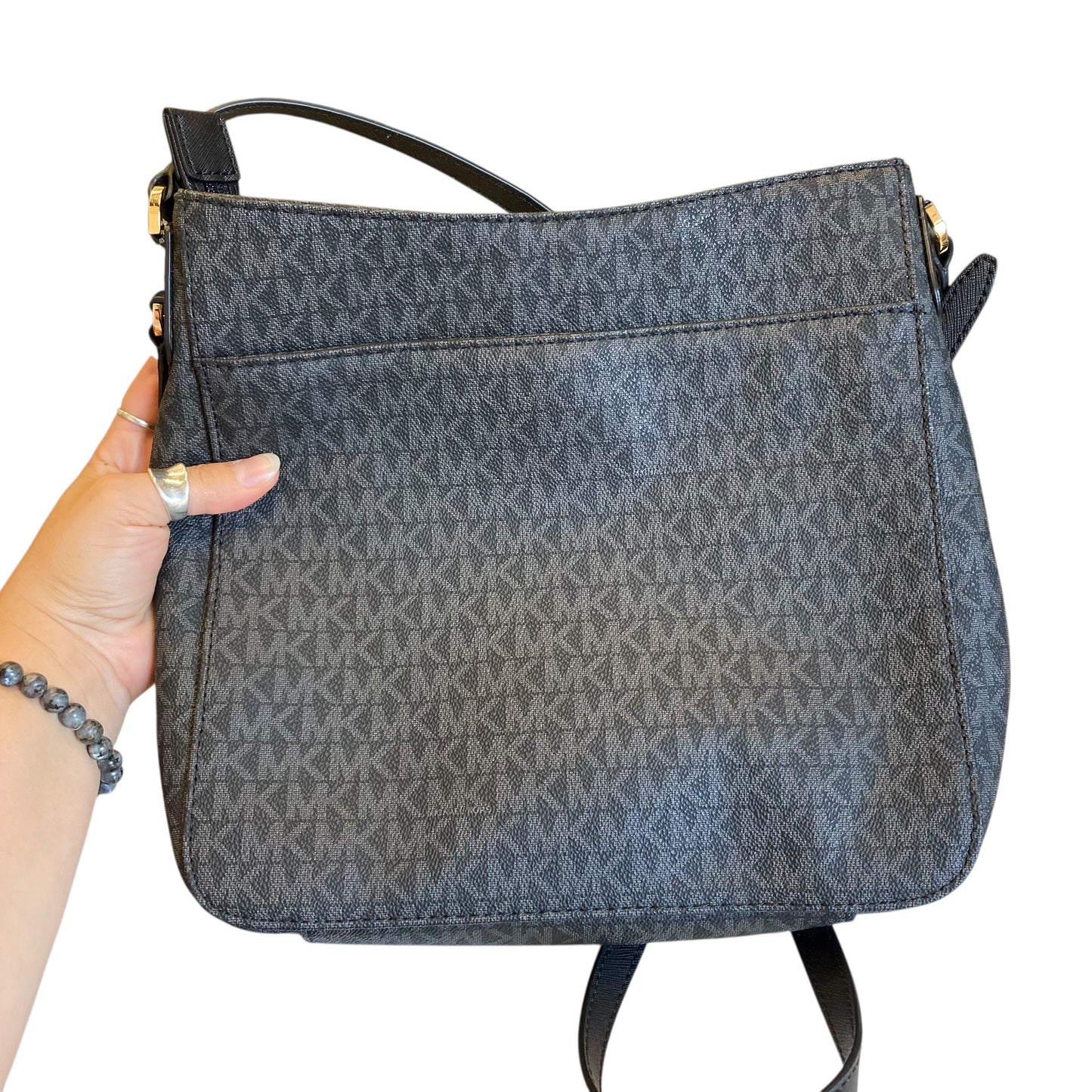 Crossbody Designer By Michael Kors In Black, Size:Medium