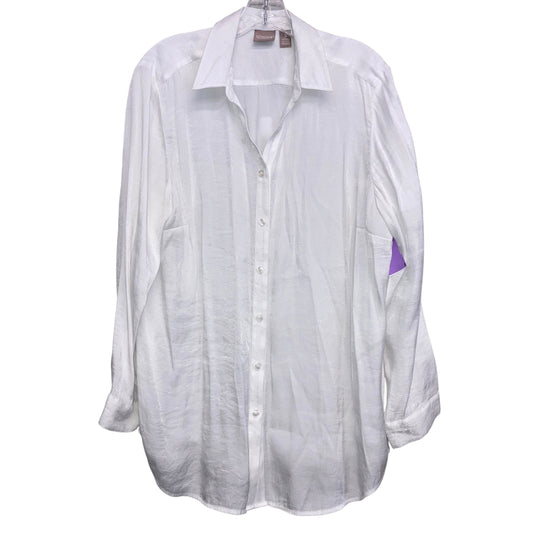 Top Ls By Chicos In White, Size:Xl