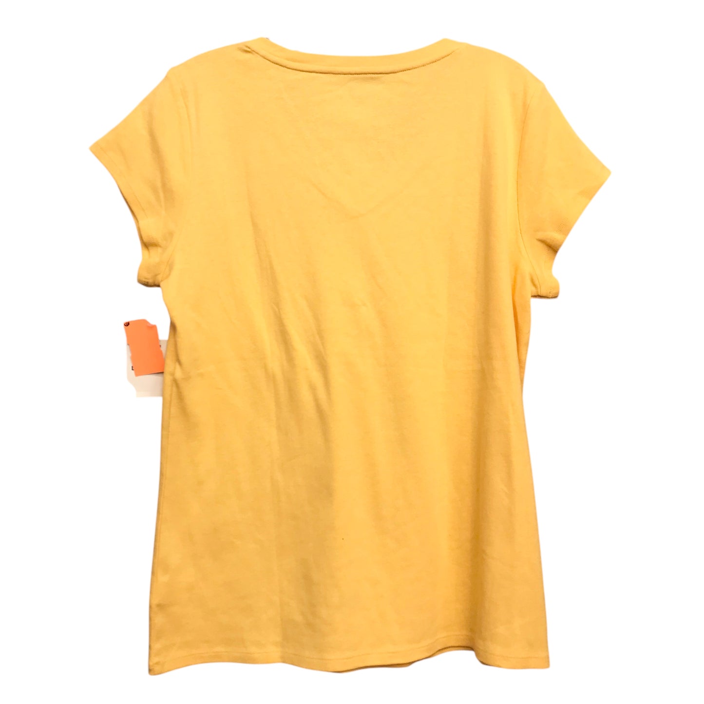 Top Ss Basic By Liz Claiborne In Yellow, Size:Xl