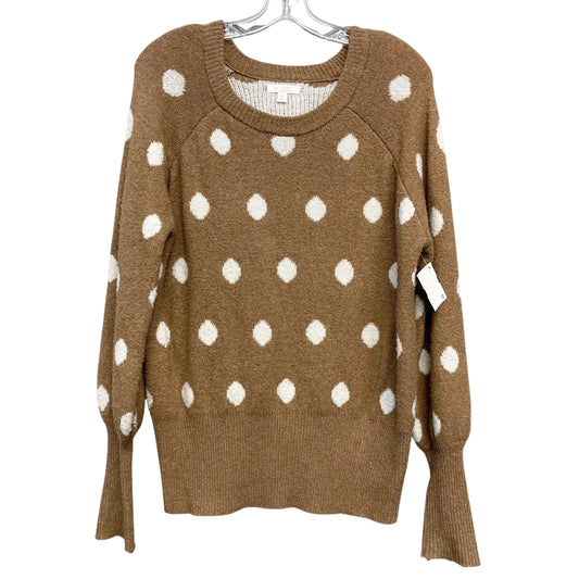 Sweater By Lc Lauren Conrad In Brown & White, Size:M