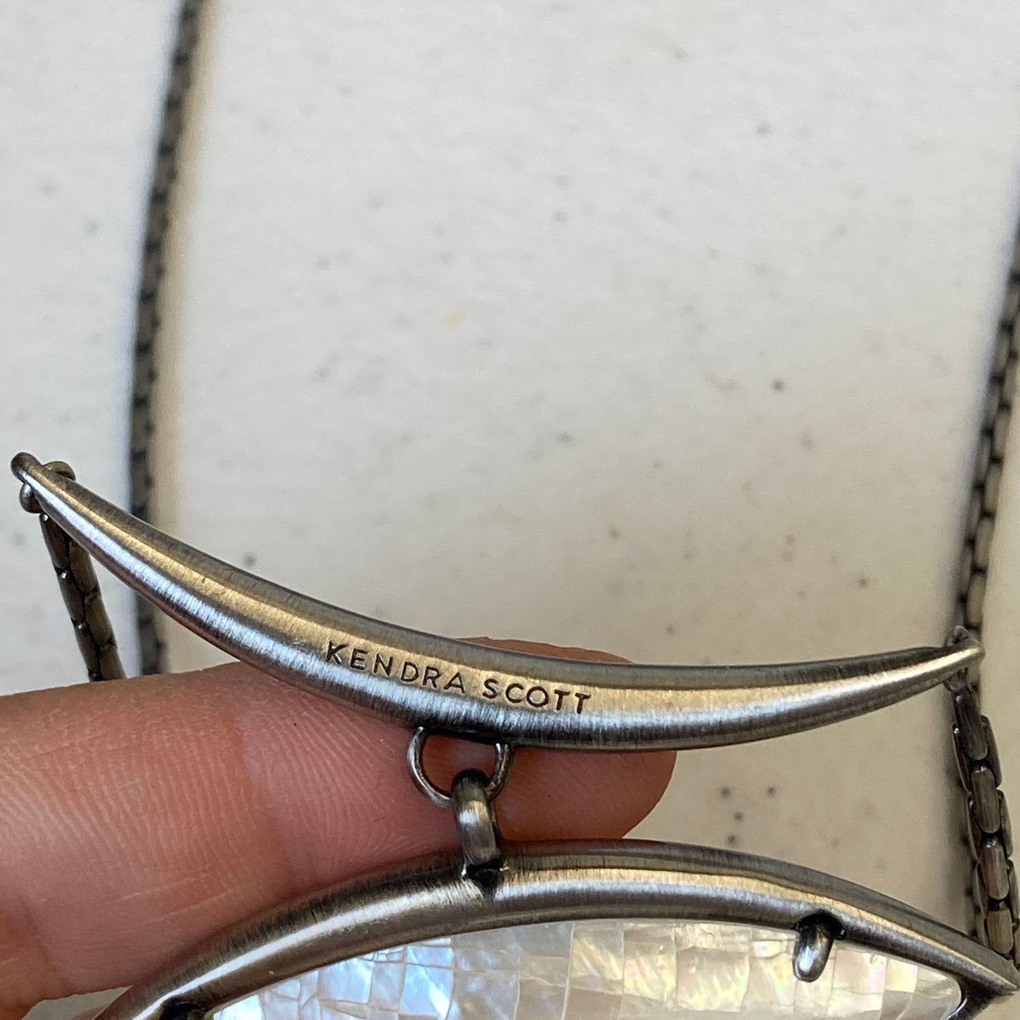 Necklace Statement By Kendra Scott In Silver