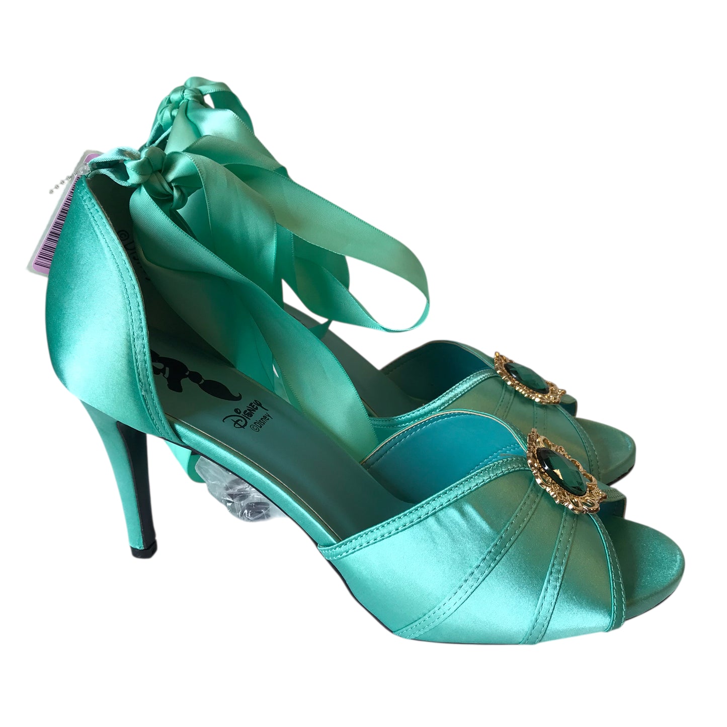 Shoes Heels Stiletto By Disney Store In Teal, Size:11