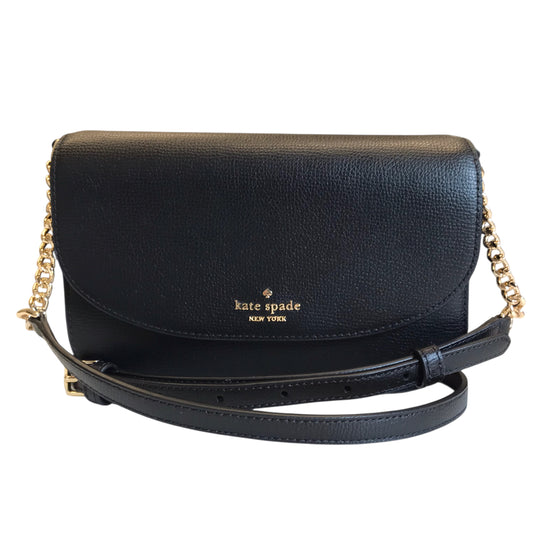 Crossbody Designer By Kate Spade In Black, Size:Small