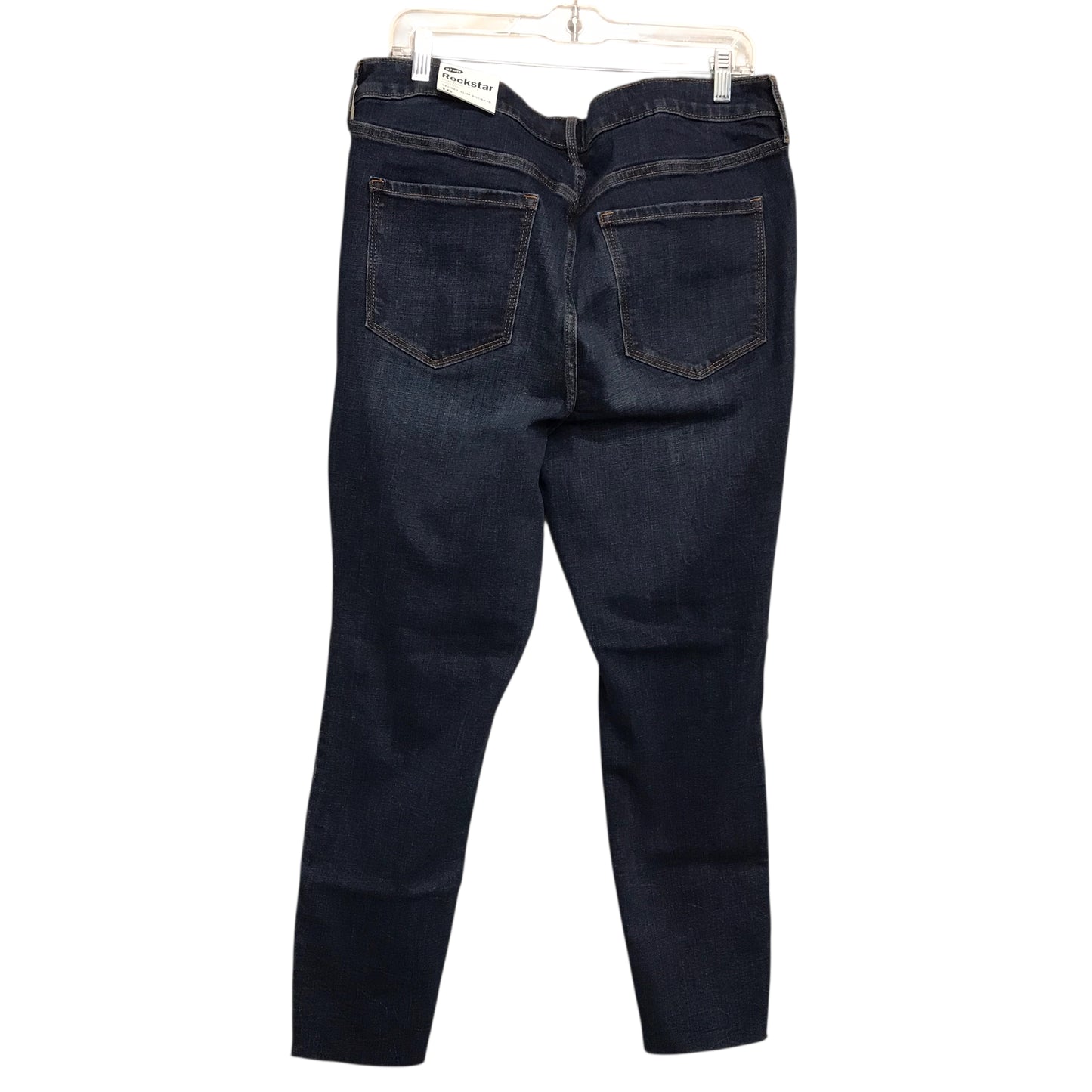 Jeans Skinny By Old Navy In Blue Denim, Size:16