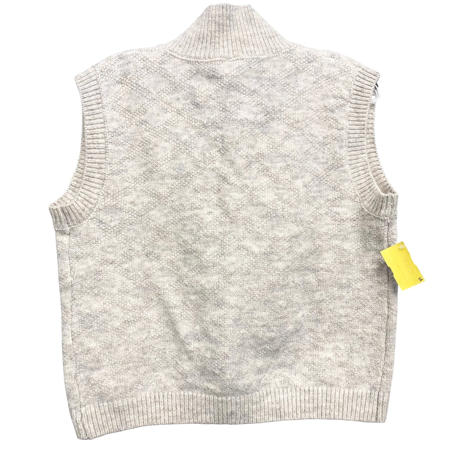 Vest Sweater In Cream, Size:L