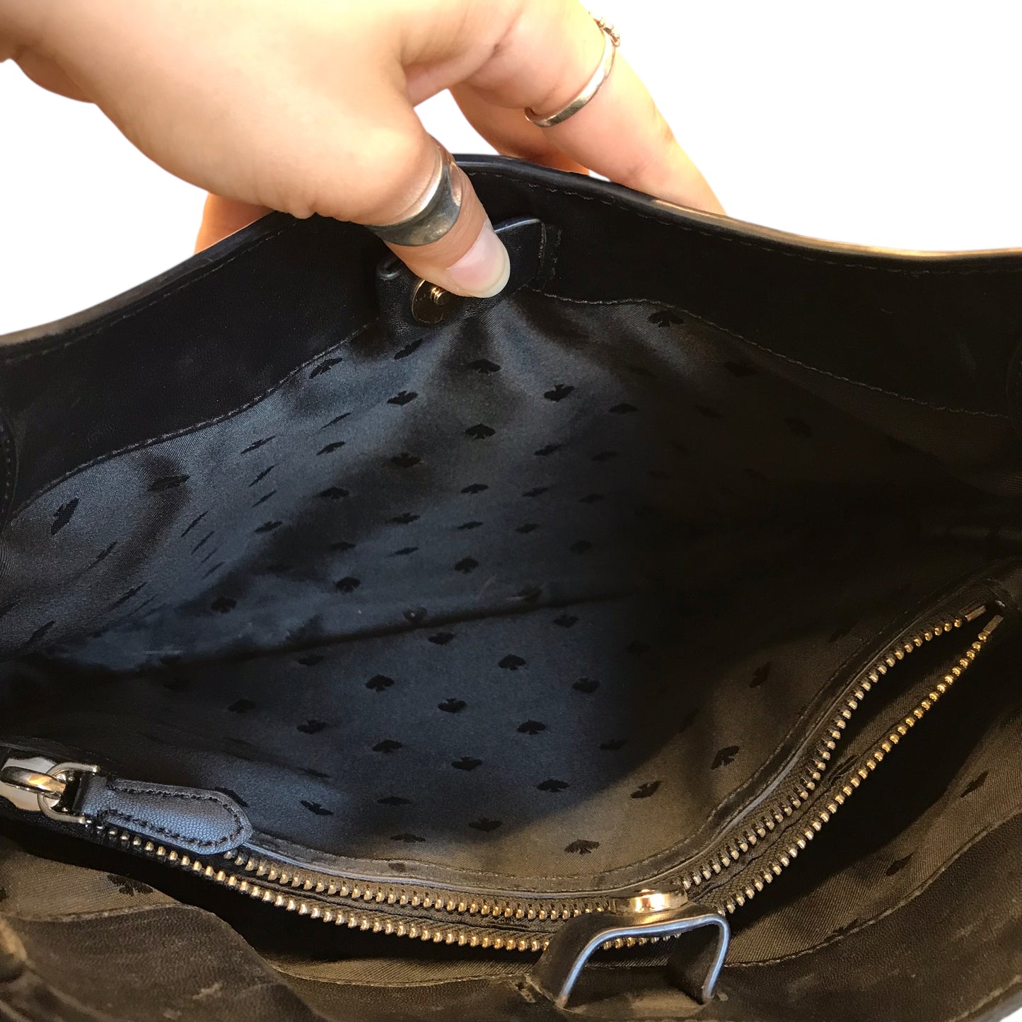 Handbag Designer By Kate Spade In Black, Size:Medium