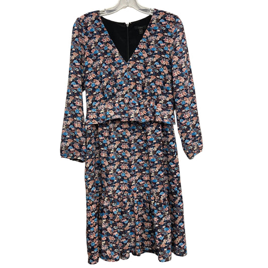 Dress Casual Midi By J. Crew In Floral Print, Size:S