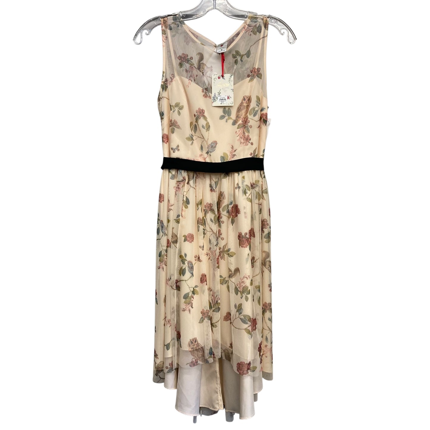 Dress Party Midi By Disney In Cream, Size:S