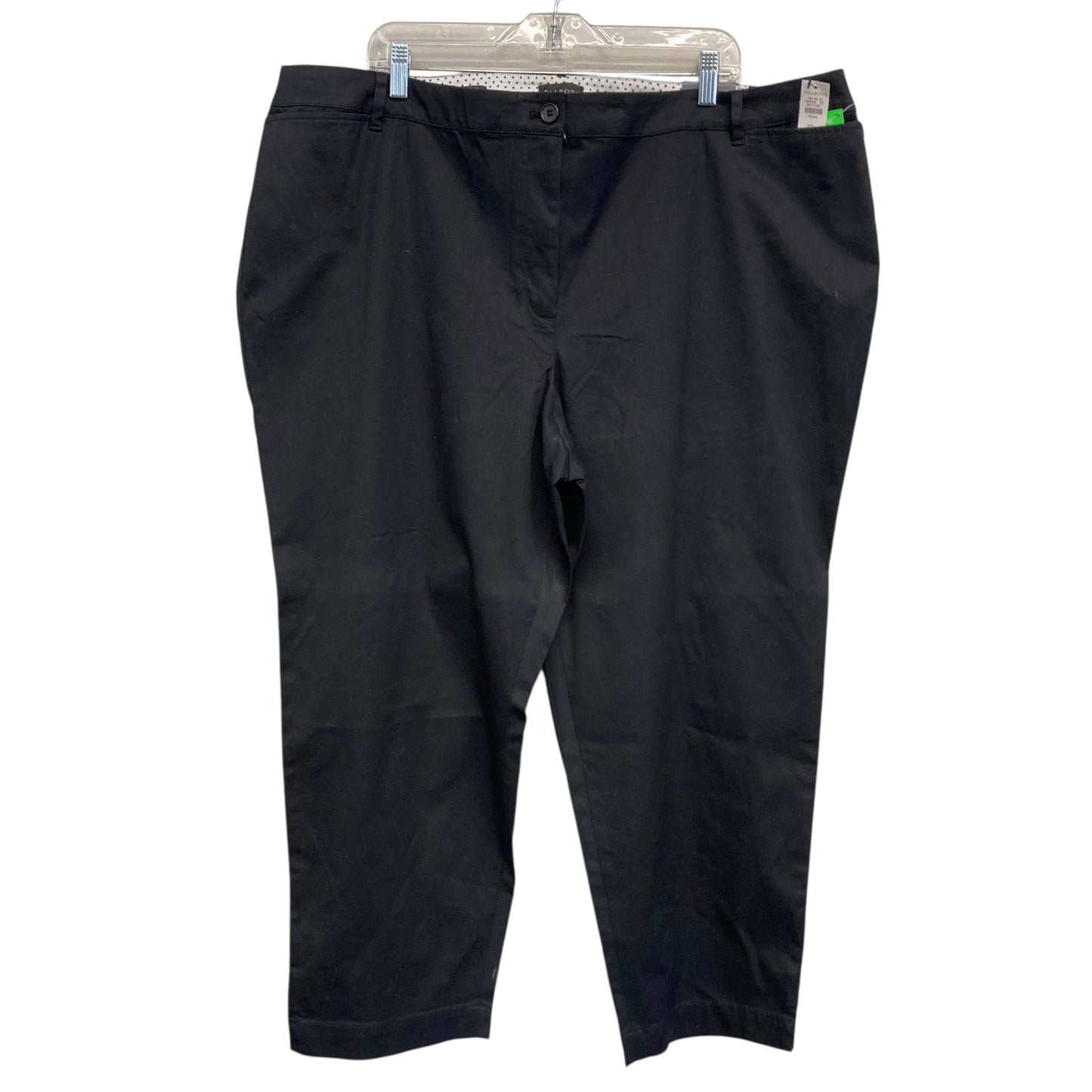 Pants Cropped By Talbots In Black, Size:22