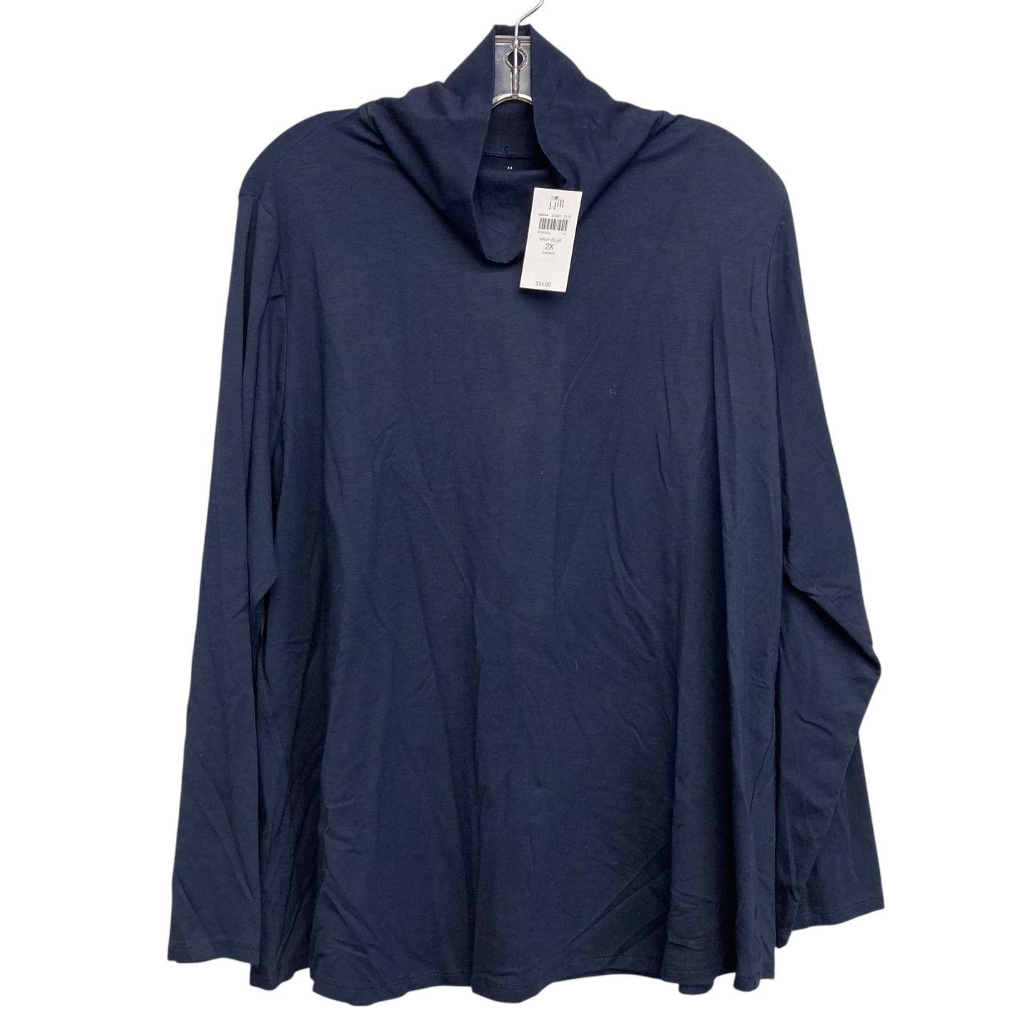 Top Ls By J. Jill In Navy, Size:2X