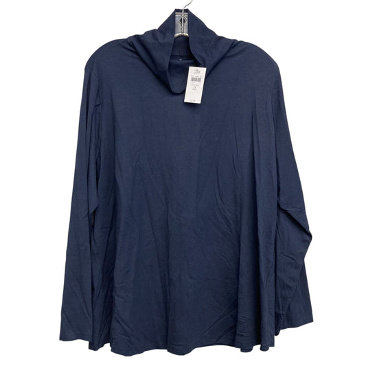 Top Ls By J. Jill In Navy, Size:2X