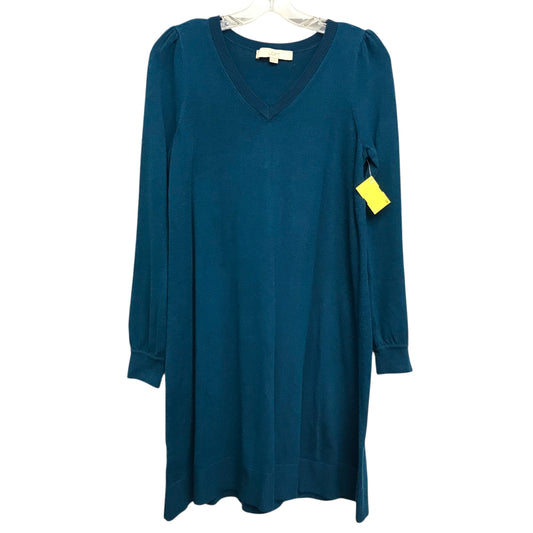 Dress Sweater By Loft In Teal, Size:S