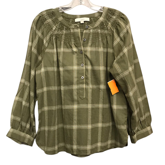 Top Ls By Loft In Green, Size:S