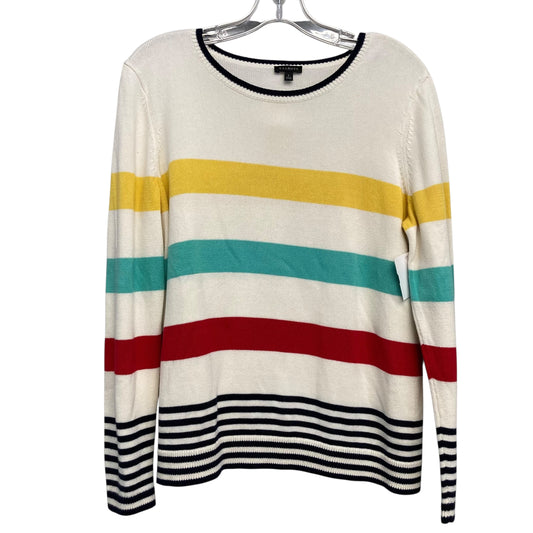 Sweater By Talbots In Striped Pattern, Size:L