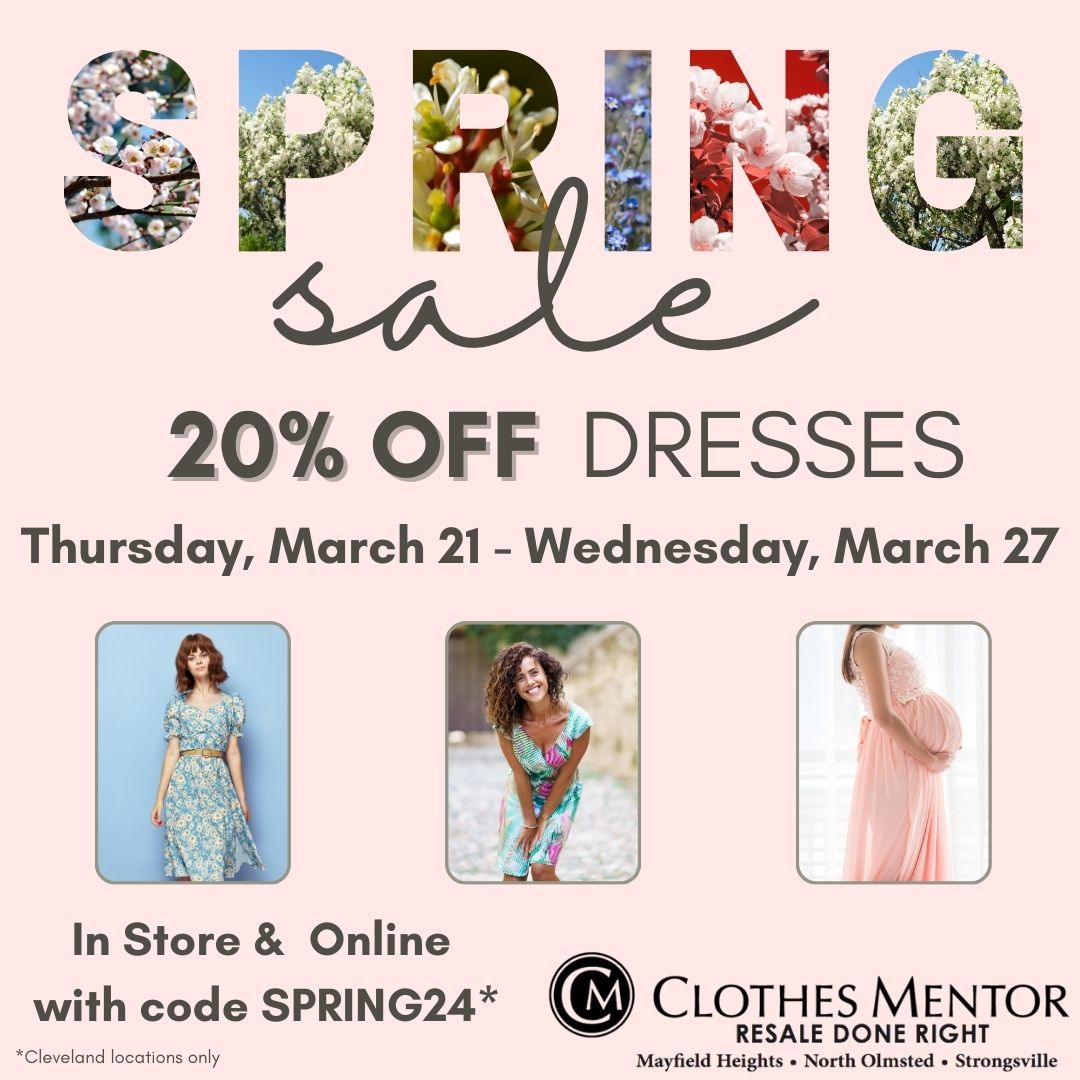 Spring dress sale