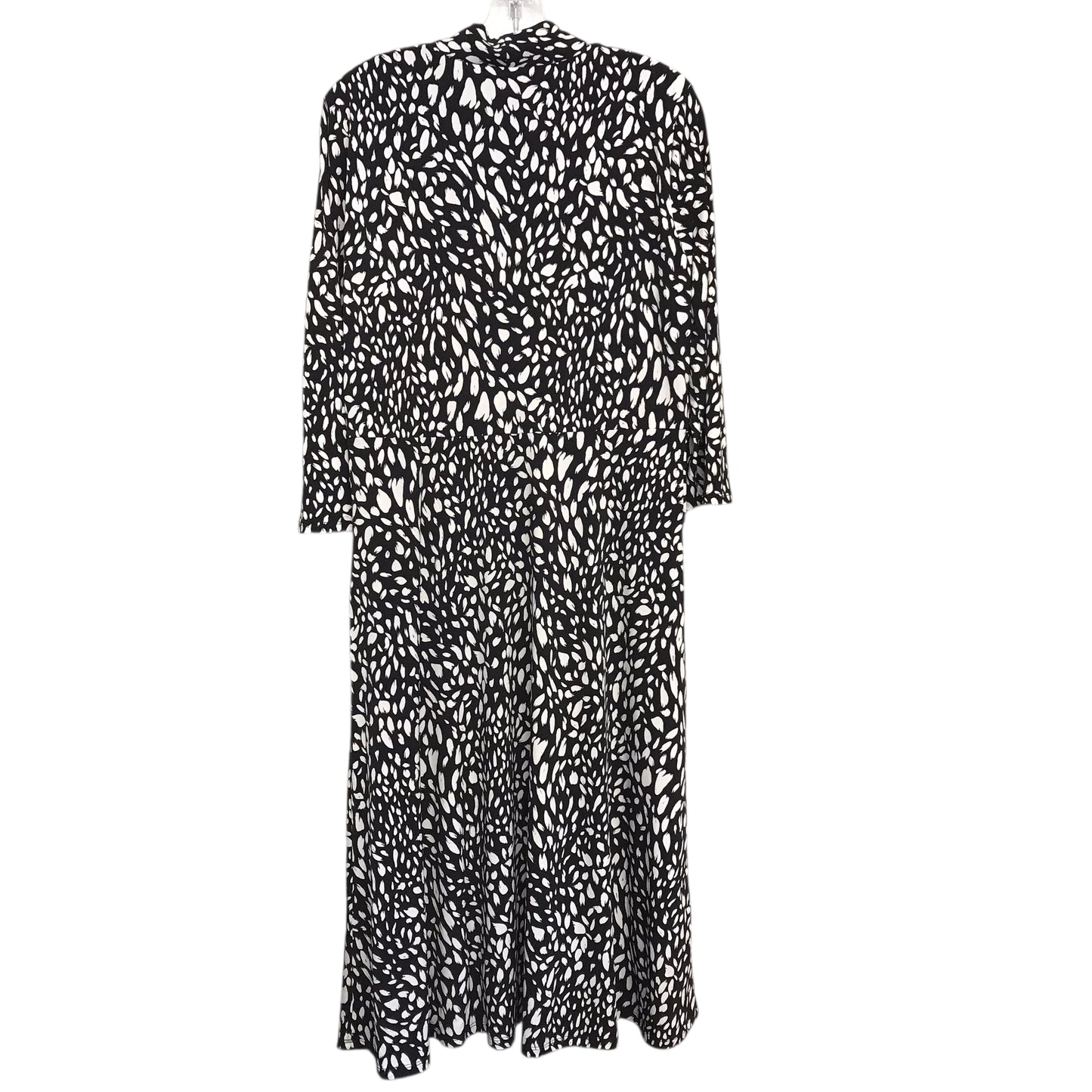 Dress Work By White House Black Market In Black & White, Size:L