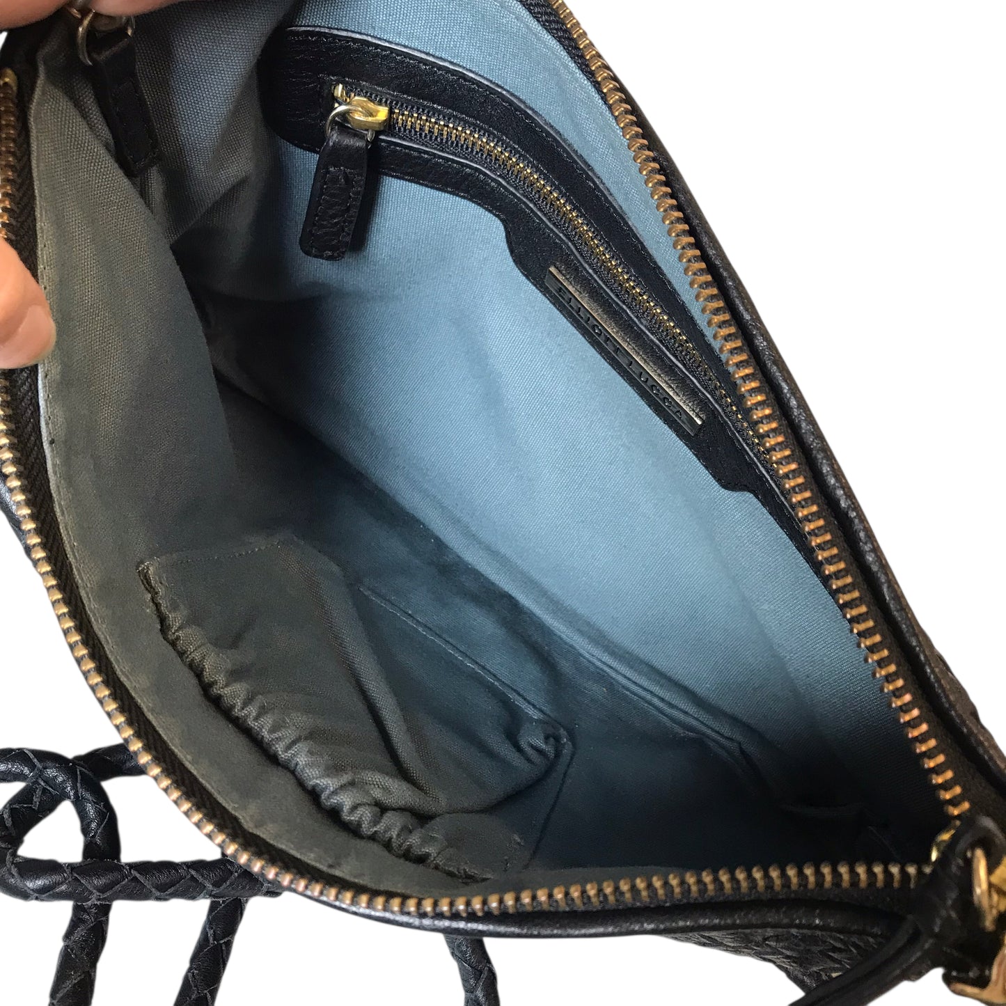 Crossbody Leather By Elliot Lucca In Black, Size:Small