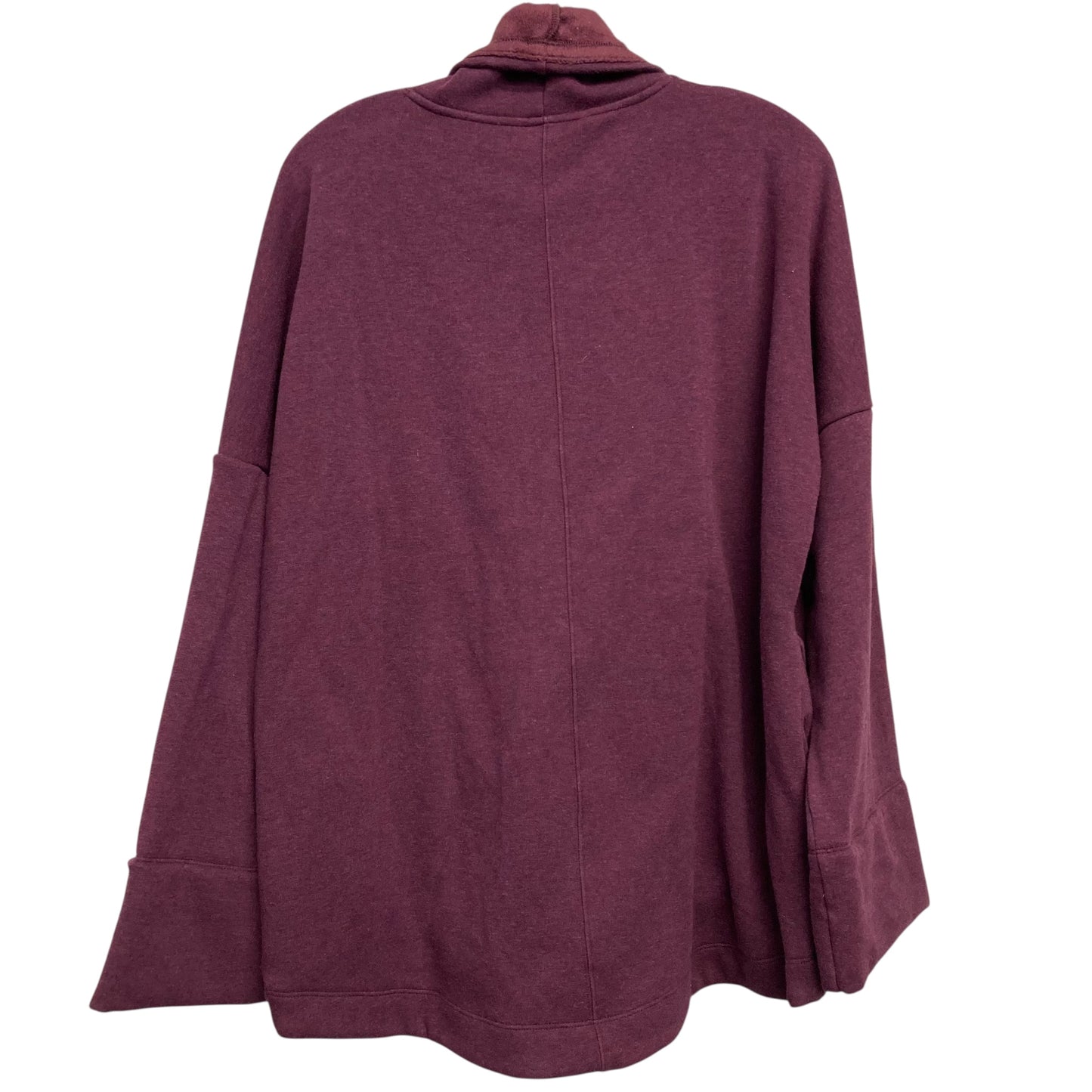 Athletic Sweatshirt Collar By Athleta In Maroon, Size:M