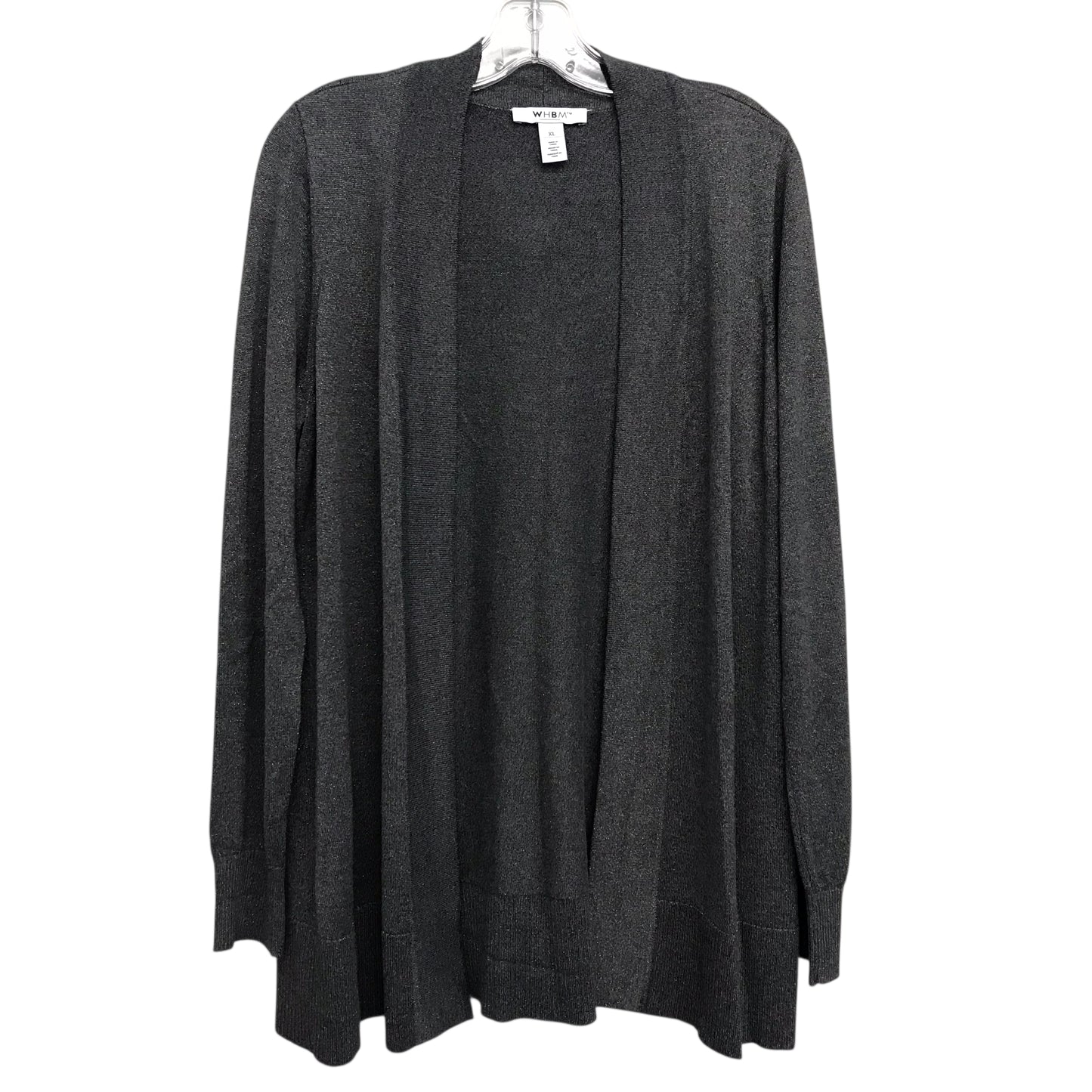 Sweater Cardigan By White House Black Market In Grey, Size:Xl