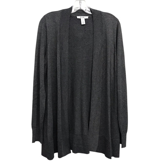 Sweater Cardigan By White House Black Market In Grey, Size:Xl