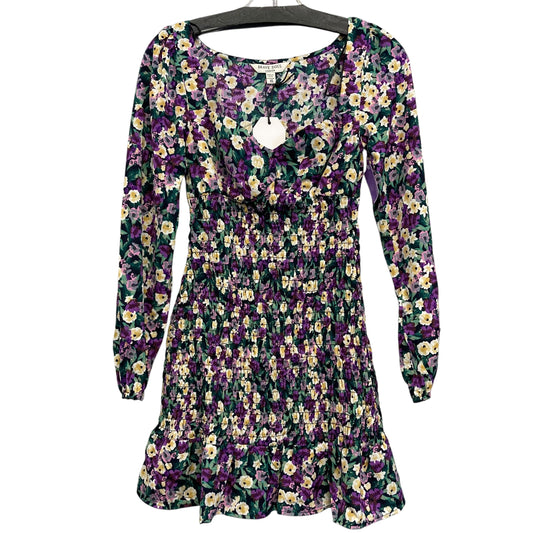 Dress Casual Short By Brave Soul London In Floral Print, Size:Xs