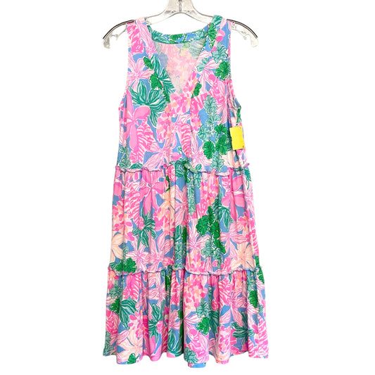 Dress Designer By Lilly Pulitzer In Green & Pink, Size:S