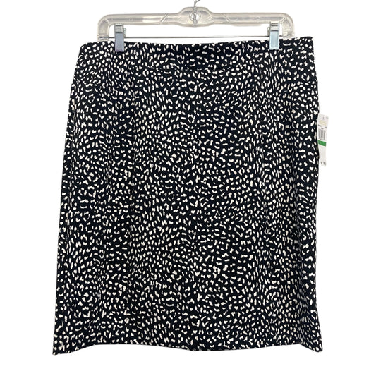 Skirt Mini & Short By Michael By Michael Kors In Black & White, Size:12