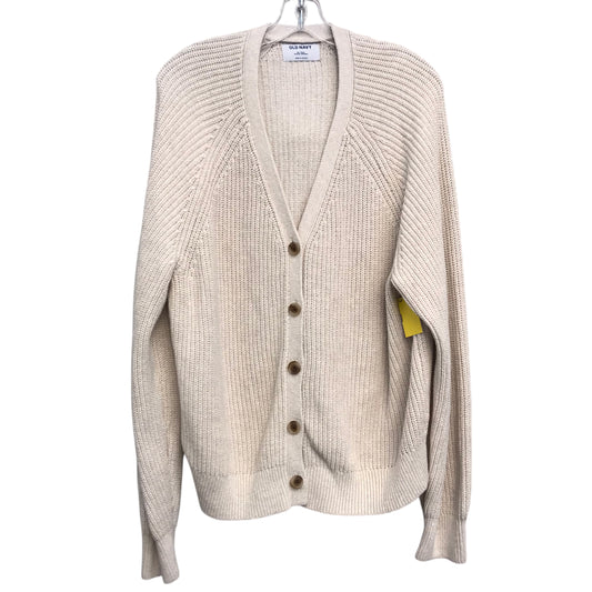 Sweater Cardigan By Old Navy In Cream, Size:Xl