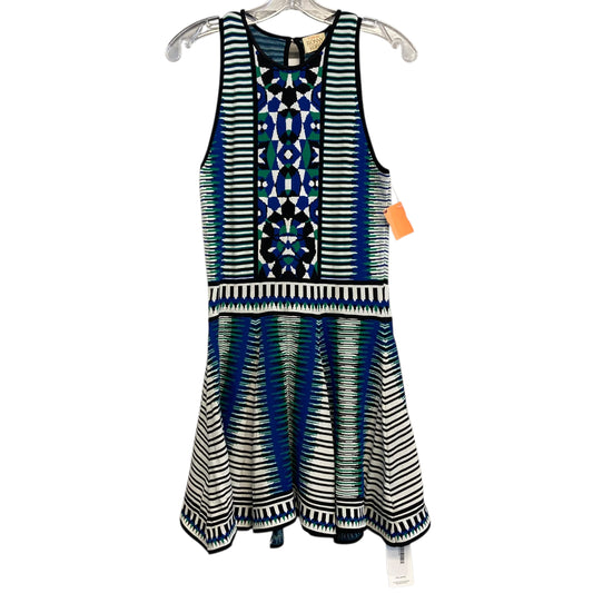 Dress Casual Short By Torn by Ronny Kobo In Blue & Green, Size:L