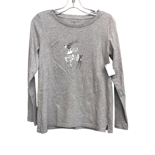 Top Ls Basic By Talbots In Grey, Size:Sp