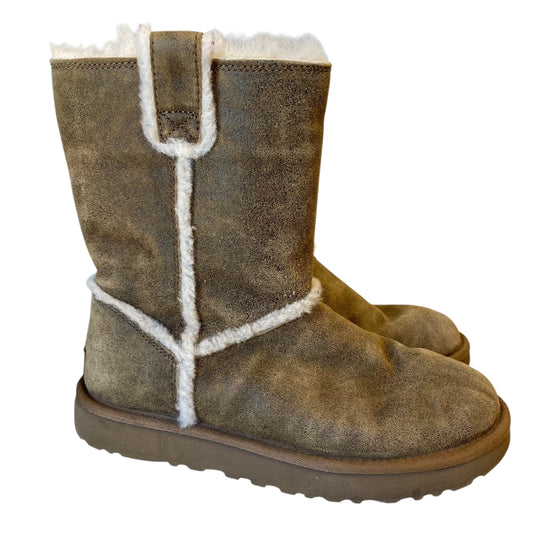 Boots Designer By Ugg In Brown, Size:7