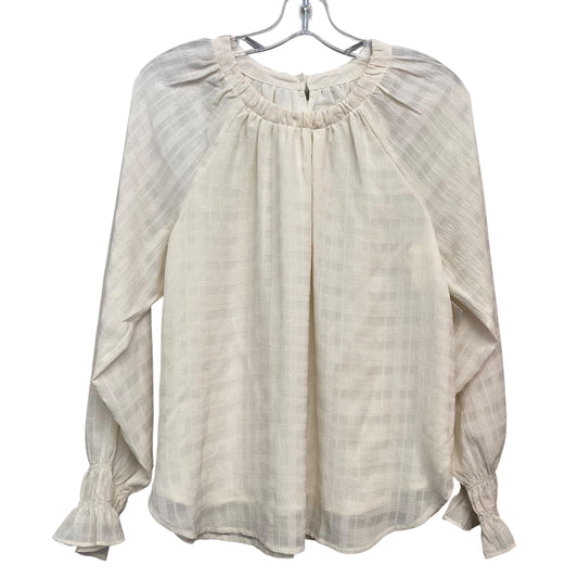 Top Ls By Loft In Cream, Size:S