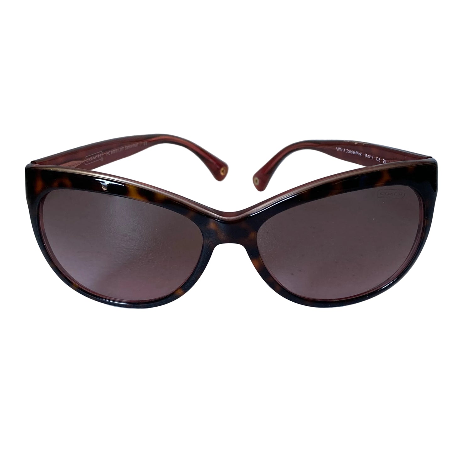 Sunglasses Designer By Coach In Brown