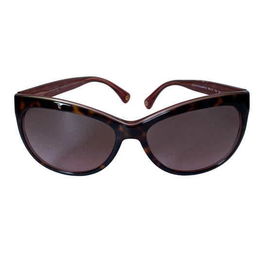 Sunglasses Designer By Coach In Brown