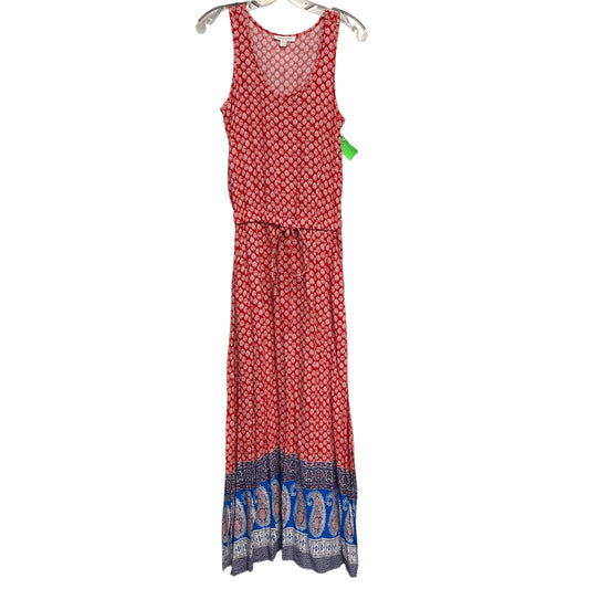 Dress Casual Maxi By Beachlunchlounge In Red & White, Size:Xs