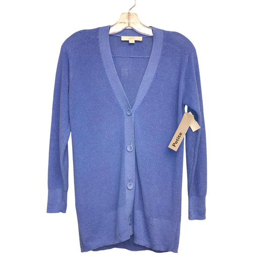 Sweater Cardigan By Loft In Blue, Size:Mp