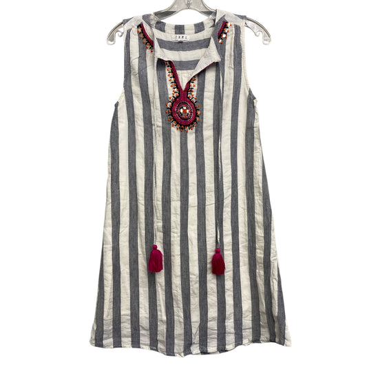 Dress Casual Midi By Thml In Blue & White, Size:S