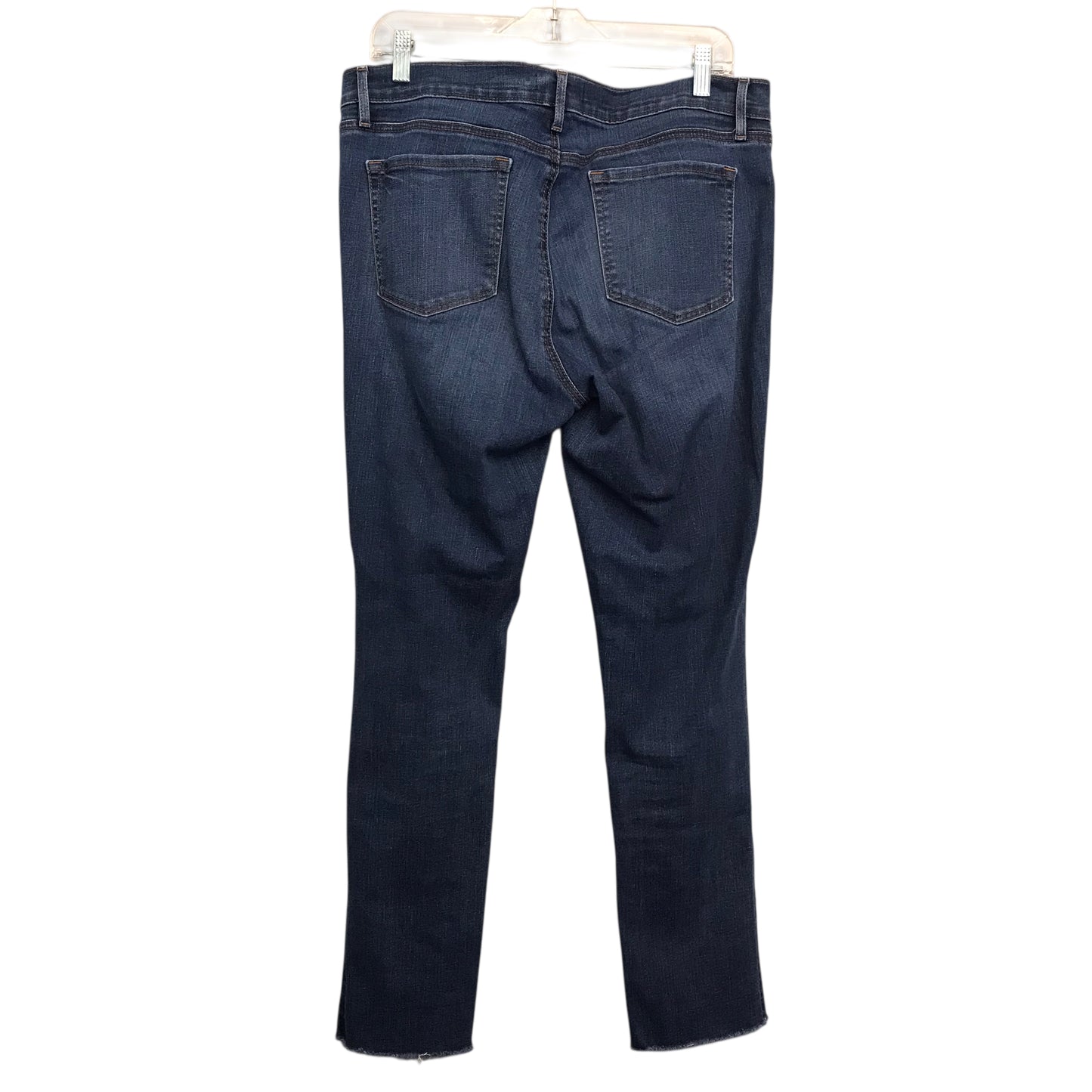 Jeans Straight By Loft In Blue Denim, Size:14