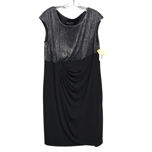 Dress Party Short By Connected Apparel In Black & Silver, Size:L