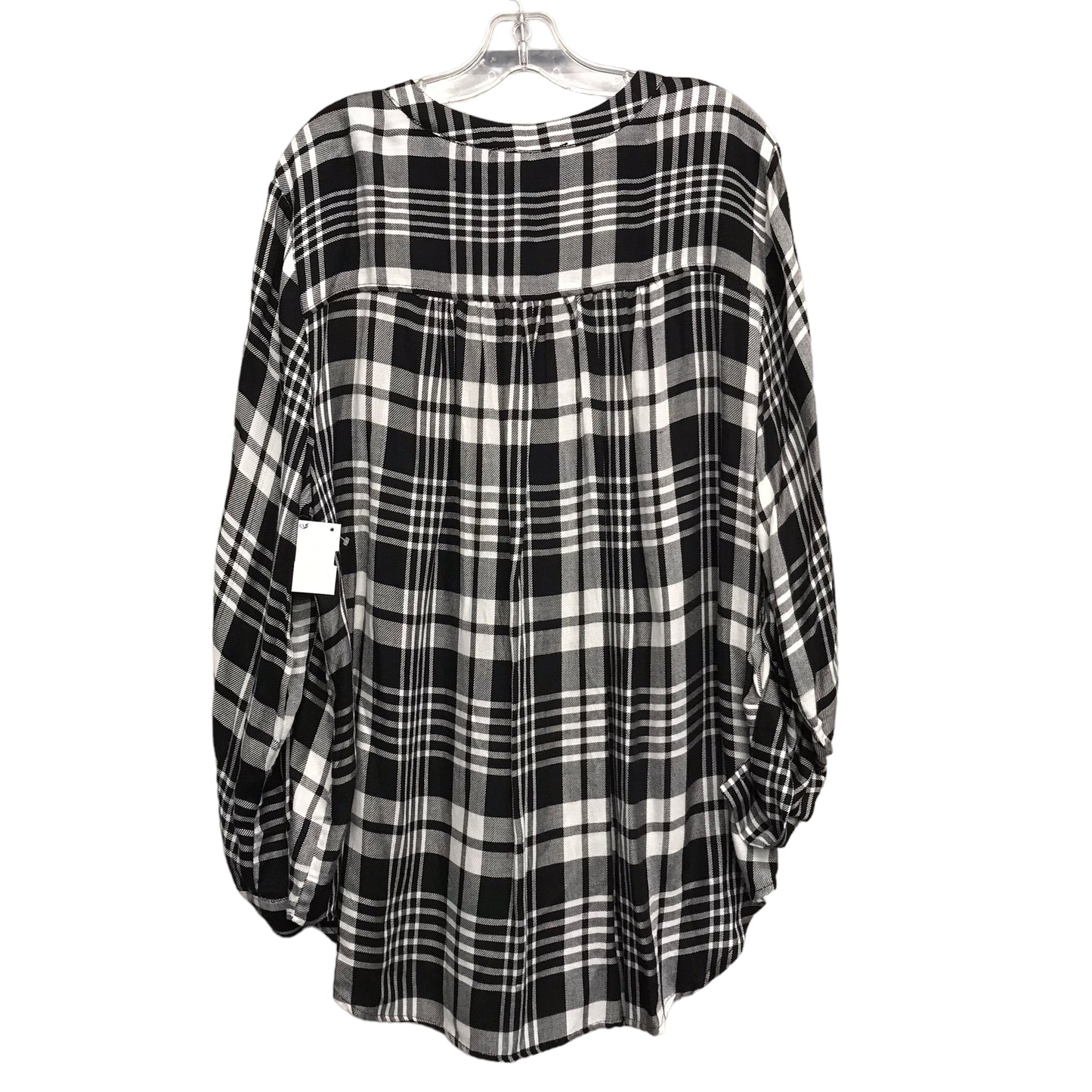 Top Ls By Jane And Delancey In Plaid Pattern, Size:1X