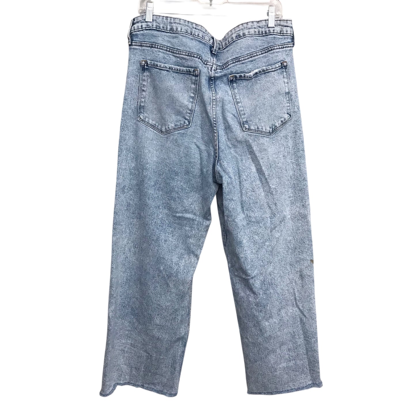 Jeans Wide Leg By Old Navy In Blue Denim, Size:16