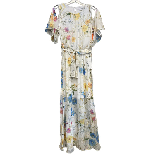 Dress Party Long By Calvin Klein In Floral Print, Size:L