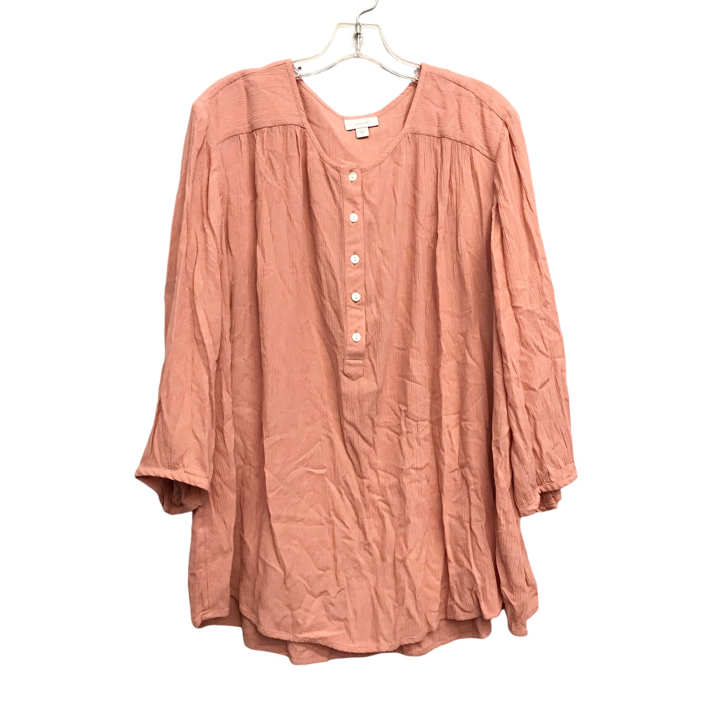 Top Ls By Pure Jill In Orange, Size:Xl