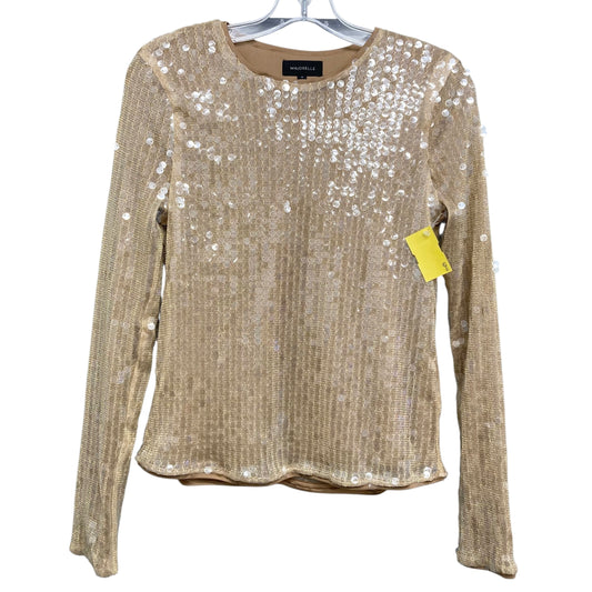 Top Ls By Majorelle In Gold, Size:Xs