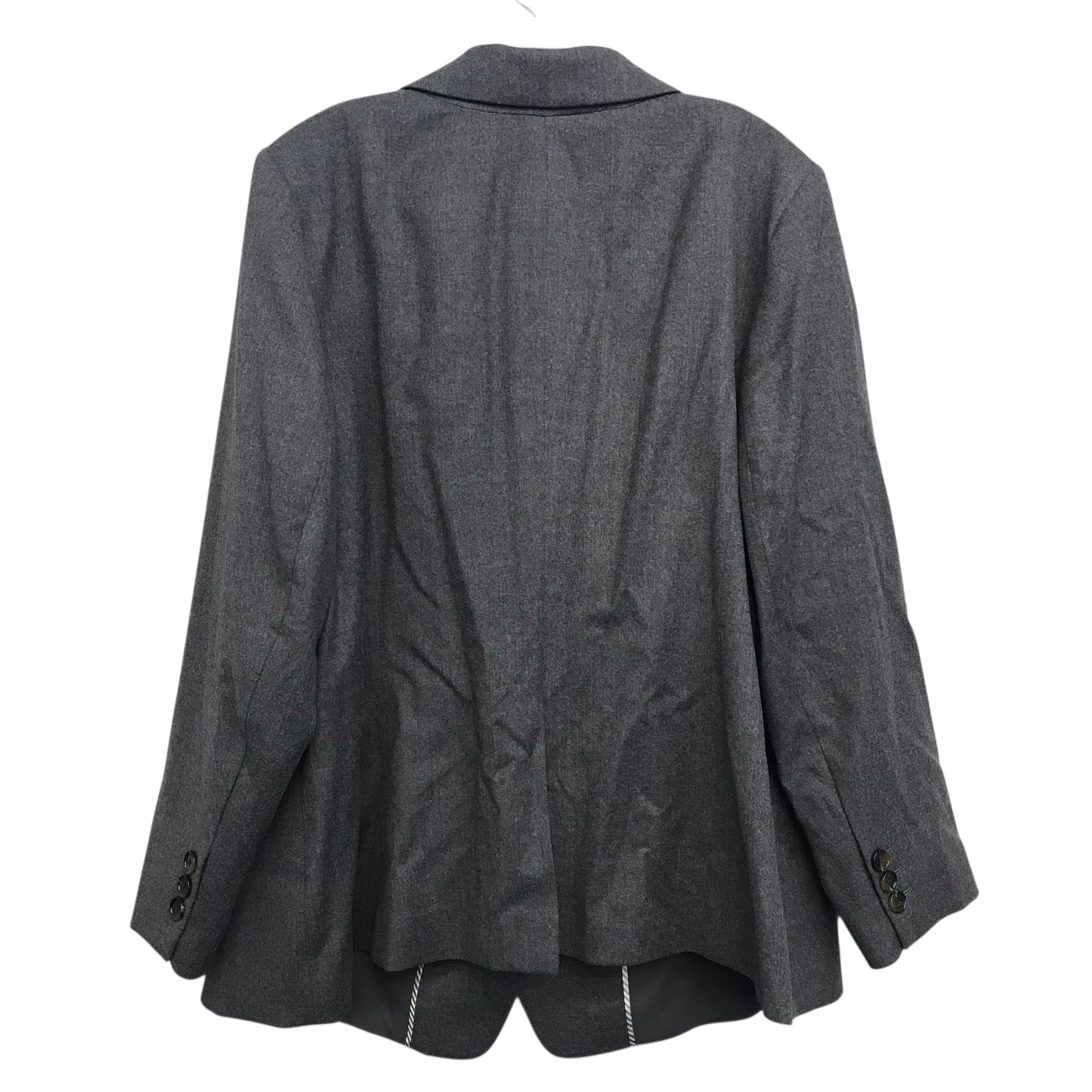 Blazer By Talbots In Grey, Size:1X