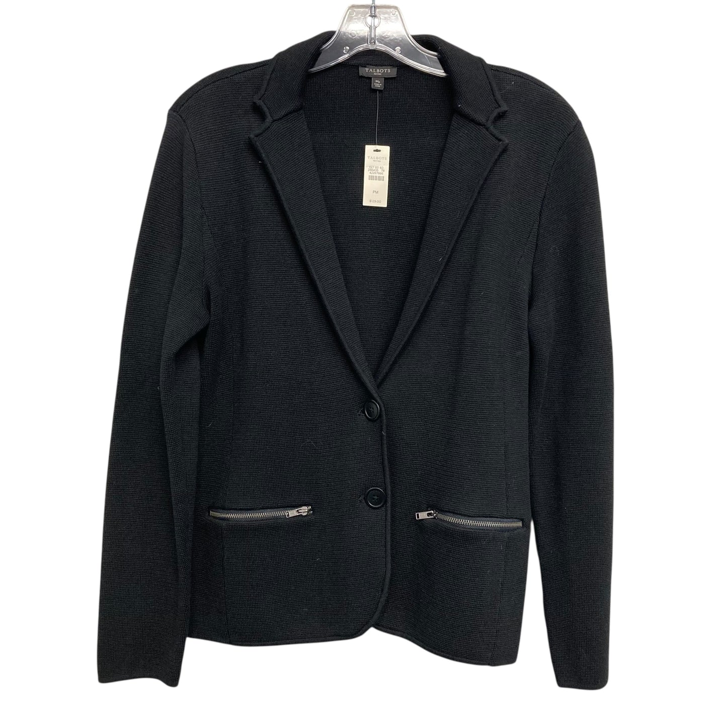 Sweater By Talbots In Black, Size:Mp