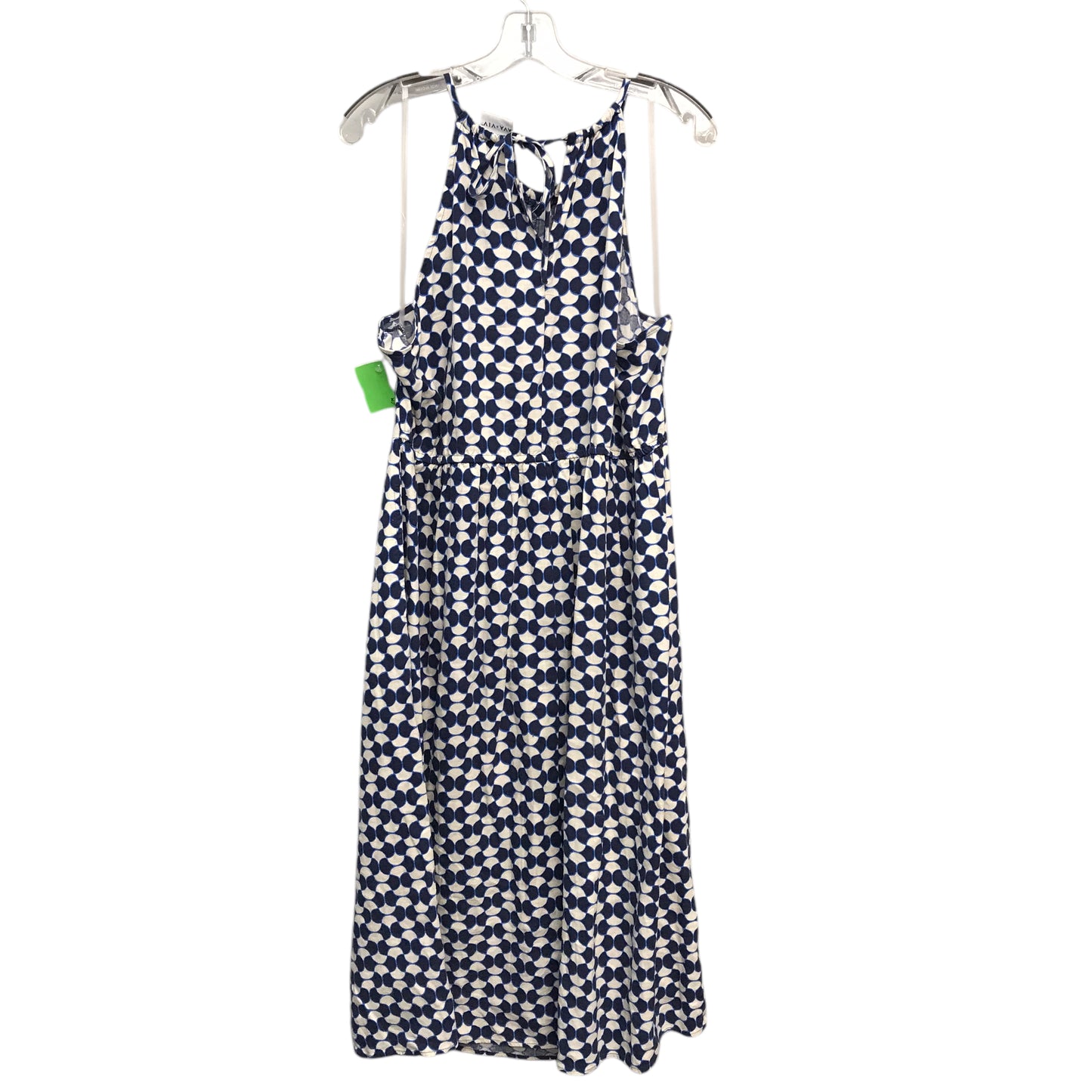 Dress Casual Maxi By Ava & Viv In Blue & White, Size:1X