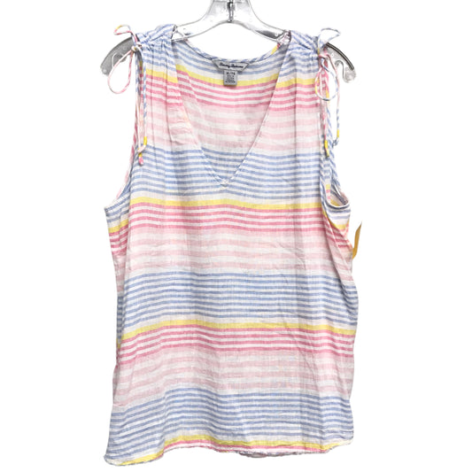 Top Sleeveless By Tommy Bahama In Striped Pattern, Size:Xl